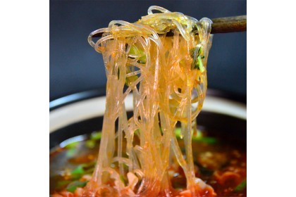 Potato Noodles Round Thin 鑫发红薯粉条(圆圈) 368GM（VIP会员价：RM7.20）