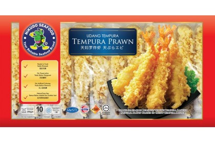 Nikudo Tempura Prawn 天妇罗炸虾 10’S（VIP会员价：RM15.50）