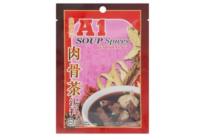 A1 Soup Spices 肉骨茶汤料 35GM（VIP会员价：RM9.80）