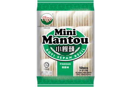 Figo Mini Mantou Pandan 香兰迷你馒头 180GM