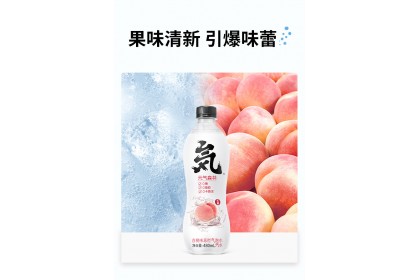 Genki Peach 元气森林苏打气泡水白桃味 480ML（VIP会员价：RM3.40）