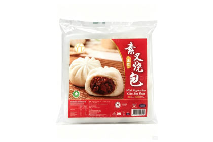 Mini Vegetarian Cha Siu Bun 迷你素叉烧包 270GM/9'S（VIP会员价：RM6.30）