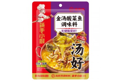 Haidilao Soup Golden Soup Sauerkraut Fish 海底捞金汤酸菜鱼调味料 300gm（VIP会员价：RM12.40）