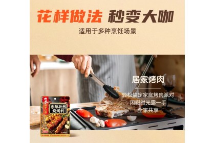 Haidilao Dipping Spicy Cumin Bbq Powder 海底捞香辣孜然烧烤料 40GM（VIP会员价：RM3.50）