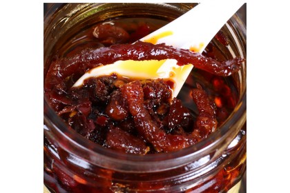 LGM Meat Floss Chili Oil 老干妈肉丝豆䜴油辣椒 280GM（VIP会员价：RM9.80）