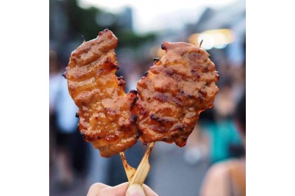 Black Pepper Satay Pork 黑胡椒泰式猪肉串 10'S（VIP会员价：RM17.90）