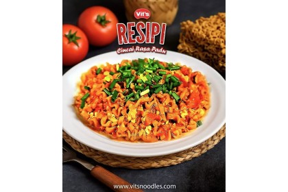 Vit's Air Dried Mi Kering Tomato 番茄味干面 400gm（VIP会员价：RM4.40）