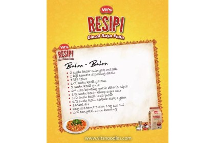 Vit's Air Dried Mi Kering Tomato 番茄味干面 400gm（VIP会员价：RM4.40）