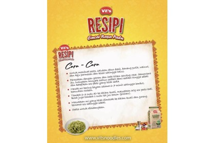 Vit's Air Dried Mi Kering Bayam 菠菜味干面 400gm（VIP会员价：RM4.40）