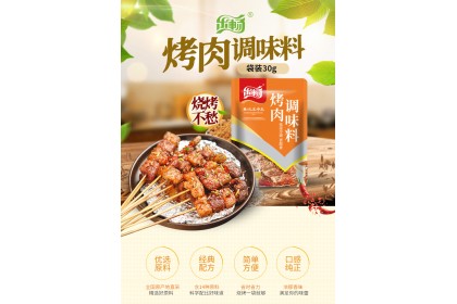 Lechang Grilled Meat Seasoning 乐畅烤肉调味料 30gm（VIP会员价：RM4.40）