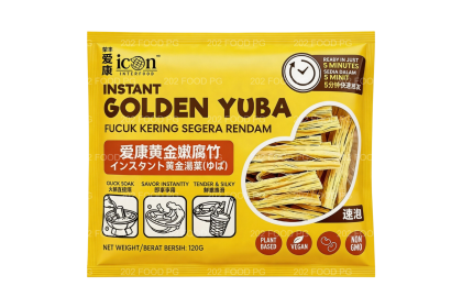 Icon Instant Golden Yuba 黄金嫩腐竹 120gm（VIP会员价：RM5.70）