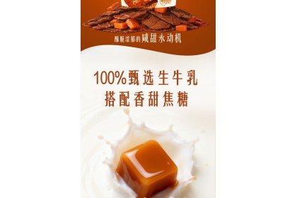 Ice Cream - Yili Sea Salt Caramel Waffle Crisp 甄稀海盐焦糖华夫脆杯 90gm（VIP会员价：RM8.30）