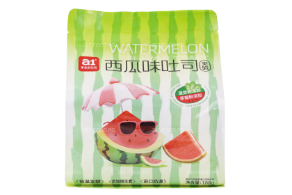 A1 Watermelon Flav Toast A1零食研究所夹馅土司西瓜味 188gm（VIP会员价：RM8.80）