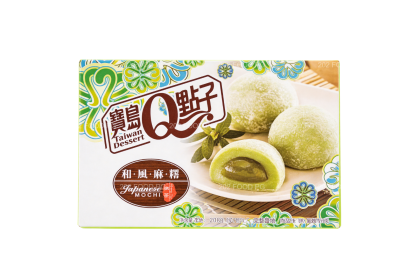 Taiwan Japanese Mochi Green Tea 宝岛q点子和风麻糬抹茶 210gm（VIP会员价：RM8.90）