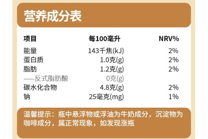 Orchid Latte 轻爱上乐啡猫幽兰拿铁 245ml（VIP会员价：RM2.50）