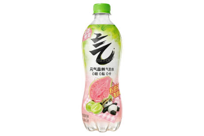 Genki Forest Sugar Free Guava Grape 元气森林无糖气泡水粉芭乐青提 480M（VIP会员价：RM3.40）