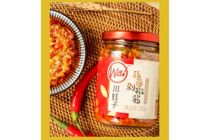 Chuanwazi Minced Chili With Garlic 川娃子蒜蓉剁椒酱 240gm（VIP会员价：RM8.40）