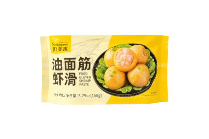 Seeumami Fried Gluten Shrimp Paste 鲜美来油面筋虾滑 150gm（VIP会员价：RM15.80）