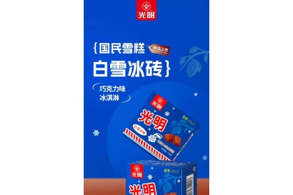 Ice Cream - Chocolate 光明白雪冰砖冰淇淋巧克力味 115gm（VIP会员价：RM3.80）