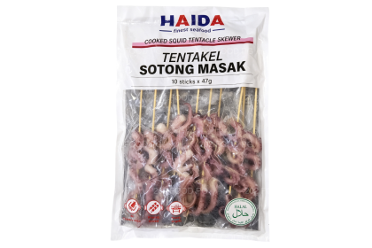 Haida Skewer Cooked Squid Tentacles 熟鱿鱼须串 470gm（VIP会员价：RM22.90）