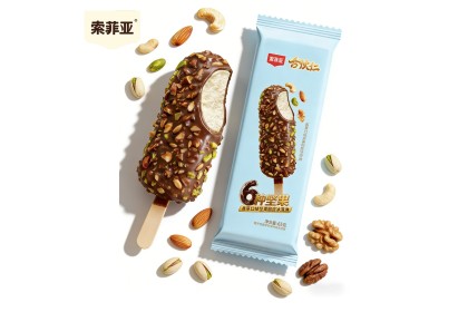 Ice Cream - Siaphya Vanilla Nut Crunchy Coated 索菲亚合伙仁脆皮香草坚果 65gm（VIP会员价：RM4.40）